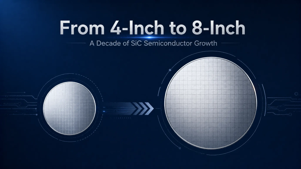 Từ 4 inch đến 8 inch: Một thập kỷ phát triển của chất bán dẫn SiC