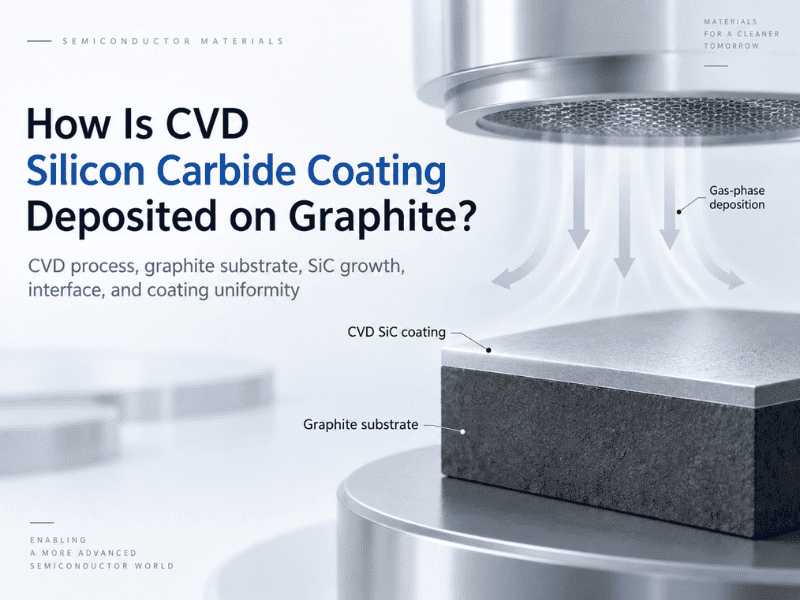 Lớp phủ silicon cacbua CVD được lắng đọng trên than chì như thế nào?