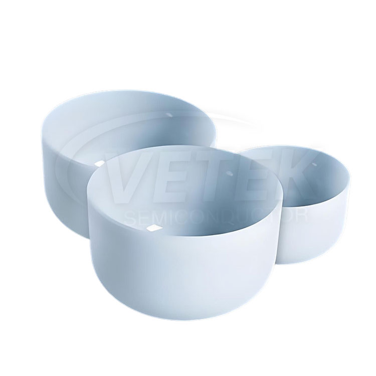 Hợp nhất thạch anh Crucbles